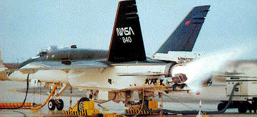 Nasa's
F-18 HARV